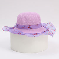 Princess straw hat perfect for beach outings
