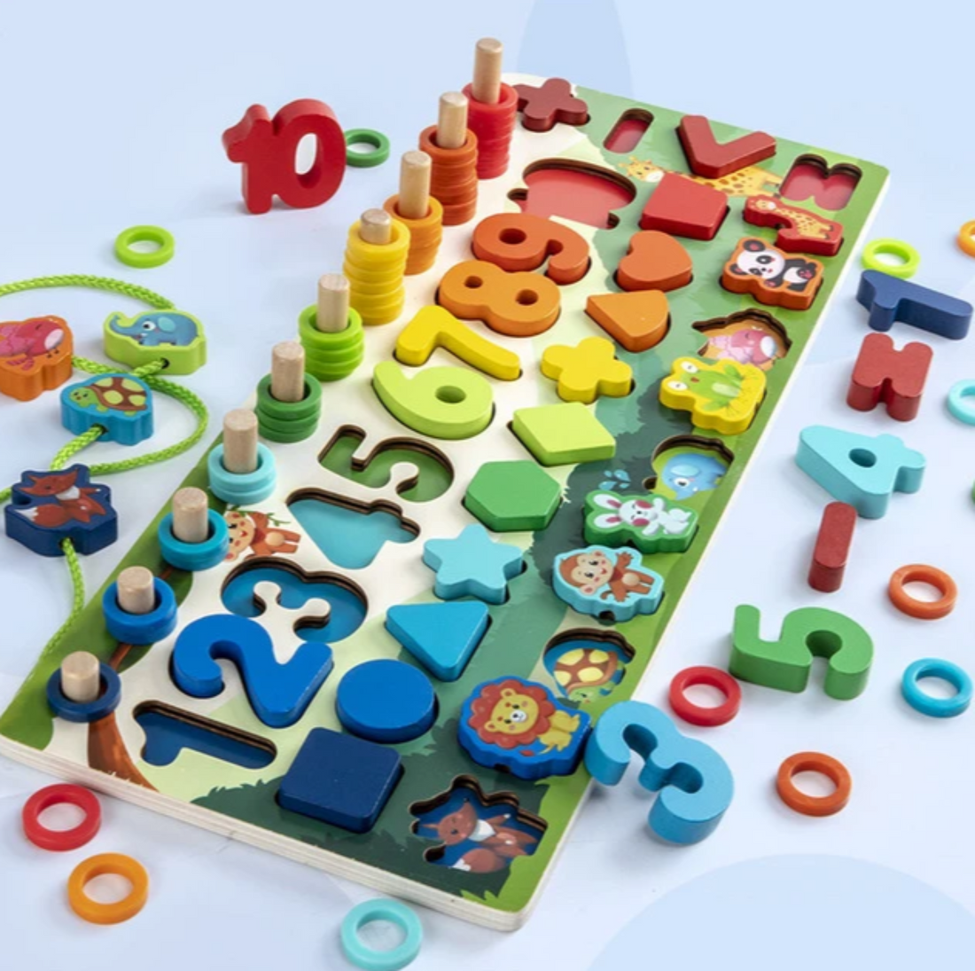 Colorful learning toy for children: 3D Alphabet Puzzle