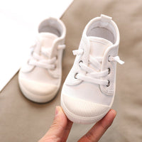 Baby cloth shoes in white