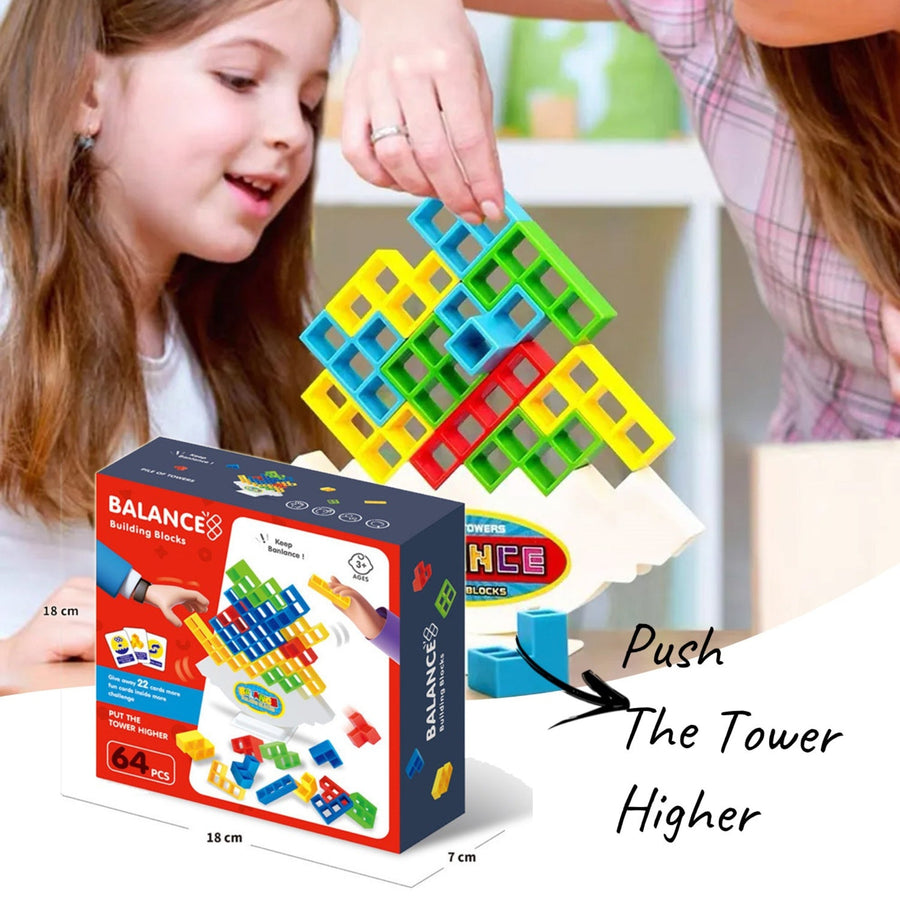 Balance Stacking Board Games - Fun for kids and adults, perfect for family parties and travel