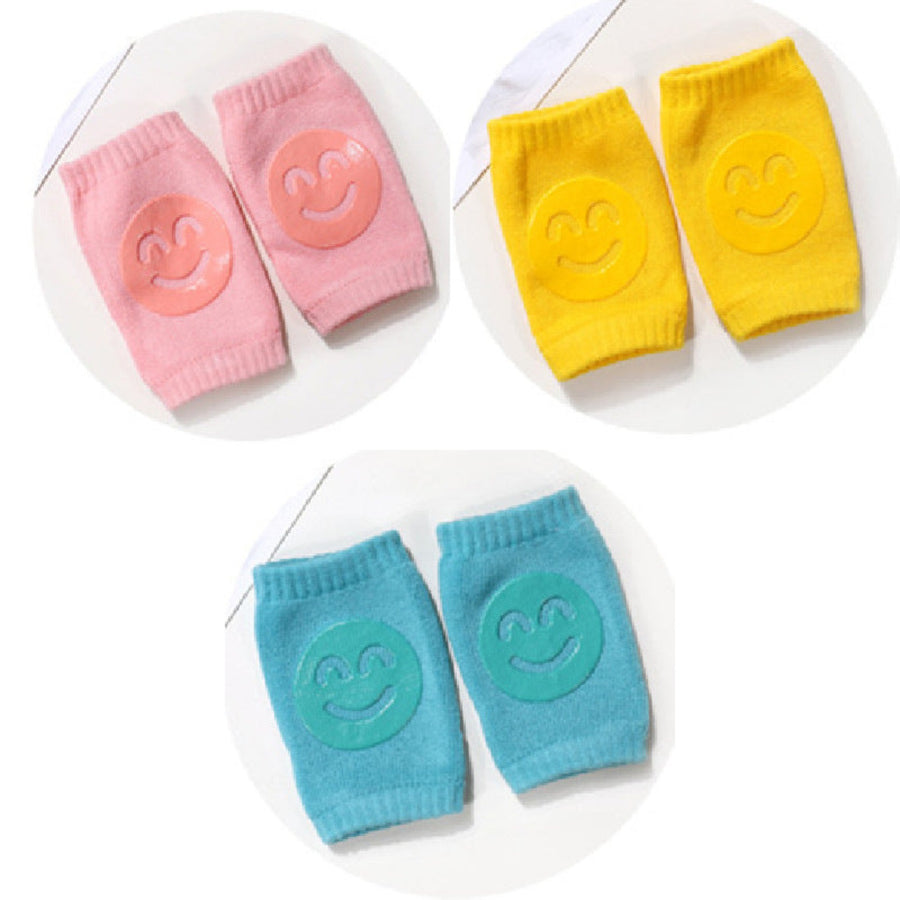 Set terry baby knee pads and socks