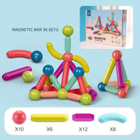 Creative magnetic building blocks for kids