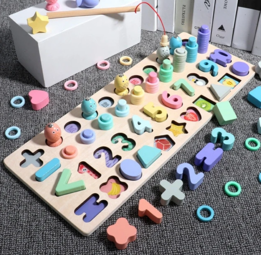 Toy for letter recognition: 3D Alphabet Puzzle