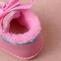 Warm cotton shoes for baby girls
