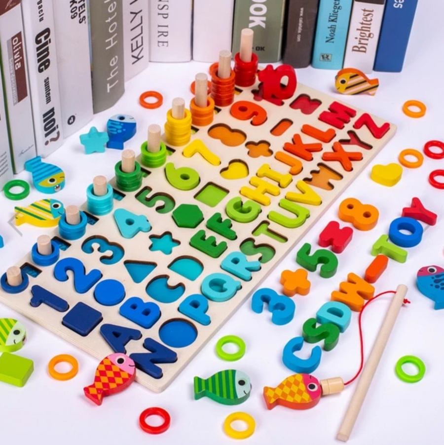 Toy for number recognition: 3D Number Puzzle