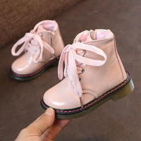 Children's Martin ankle boots in pink