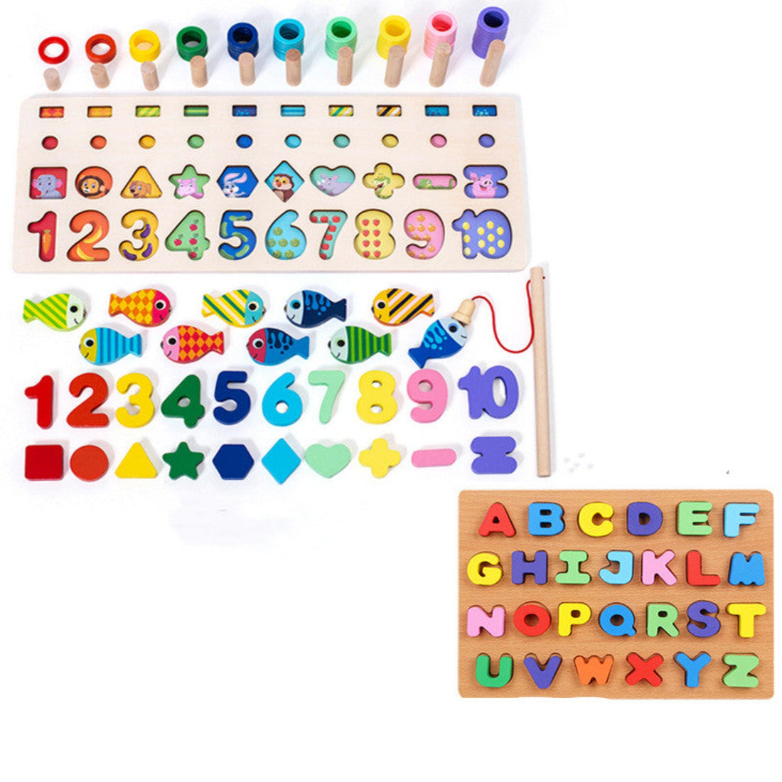 Educational toy for kids: 3D Alphabet Number Puzzle