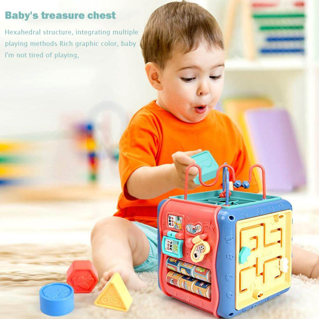 Baby hexahedron educational toy set