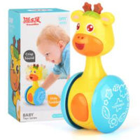 Deer Little Star Bell Baby Toy in pastel colors