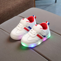 Kids' LED sneakers with glowing lights