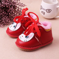 Durable leather shoes for babies