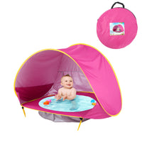 Easy setup beach tent for toddlers