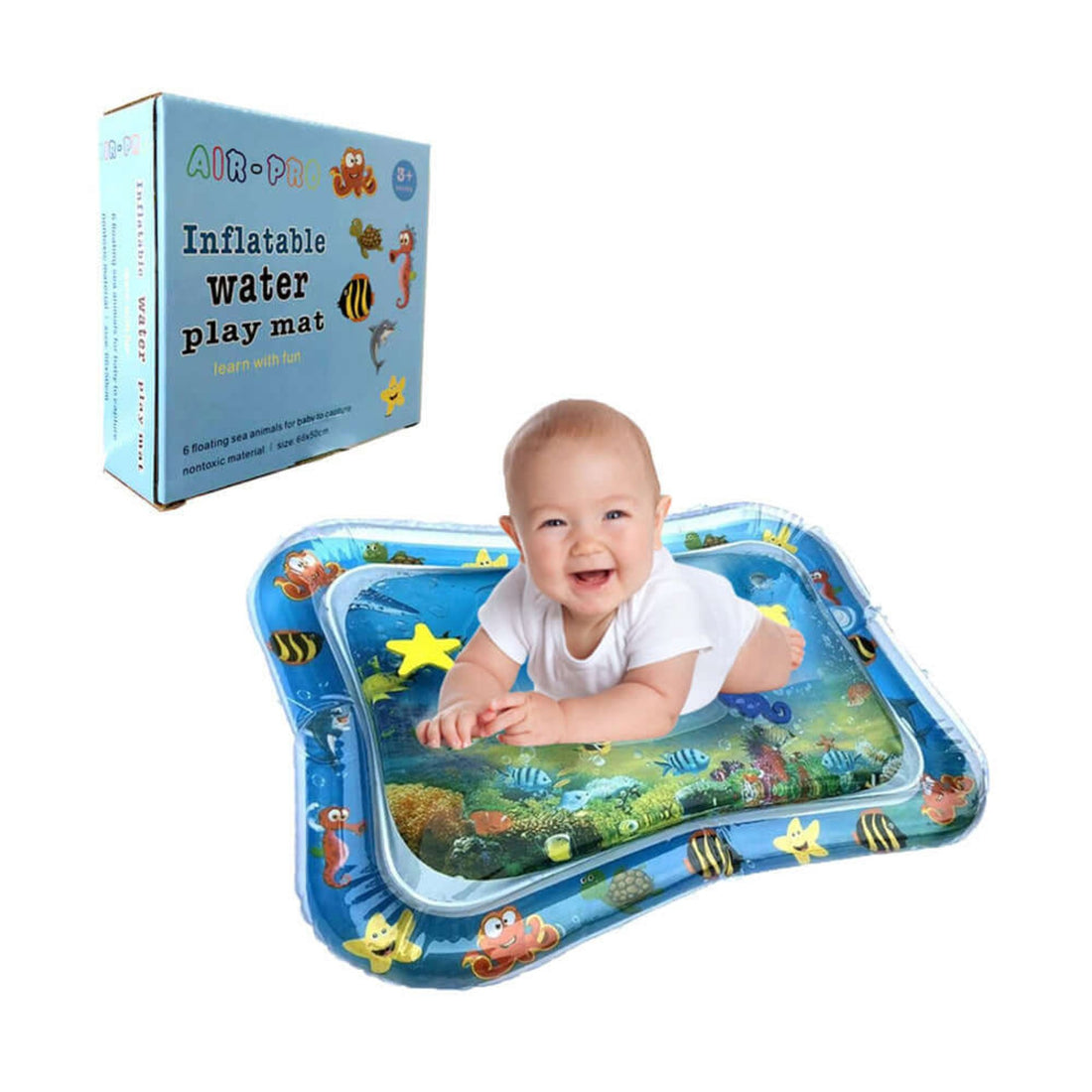 Leak-proof baby water play mat