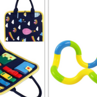 Colorful buttons for cognitive development