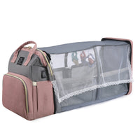 Stylish baby crib backpack for women
