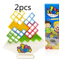 Colorful puzzle building blocks
