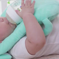 Ergonomic baby feeding pillow
